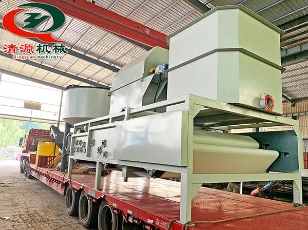 今日發(fā)貨青?？蛻?hù)轉(zhuǎn)鼓濃縮脫水一體機(jī)砂水分離器