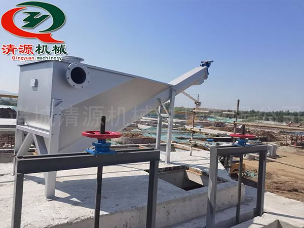 湖北武漢客戶(hù)砂水分離器安裝